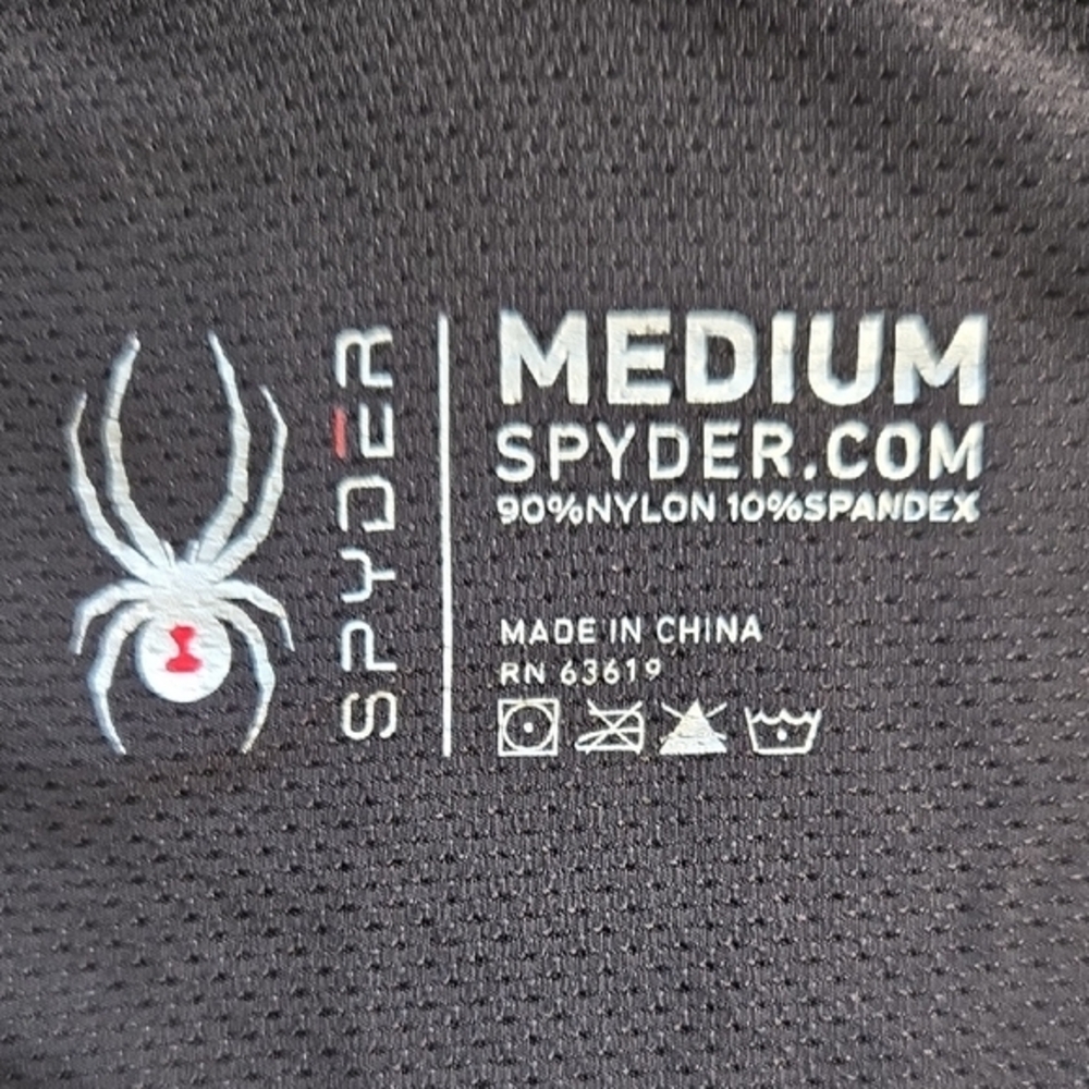 Spyder Black Boxer Briefs with Performance Fabric - Picture 3 of 4